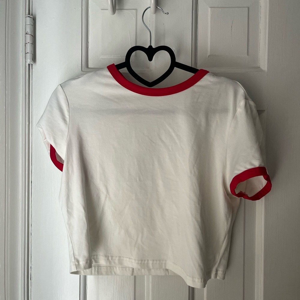 Cropped Baseball Tee